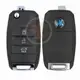 KeyDiy KD Flip Key Remote 3 Buttons Kia Type B19 3 KeyDiy Remote Type B Series