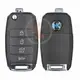 KeyDiy KD Flip Key Remote 4 Buttons Kia Type B19 4 Status Aftermarket