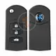 KeyDiy KD Flip Key Remote 3 Buttons Mazda Type B14 3 KeyDiy Remote Type B Series