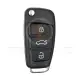 Keydiy kd flip key remote 3 buttons for audi type b02 front1