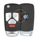 Keydiy kd universal multi functional flip key remote 4 buttons nb27 4 main