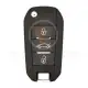 Keydiy kd b47 flip key remote 3 buttons for peugeot type front