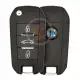 Keydiy kd b47 flip key remote 3 buttons for peugeot type
