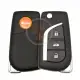 Xhorse xeto00en flip super remote key 3 buttons toyota style