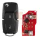 Xhorse xkb528en b5 2nd generation wired remote 2 buttons with board