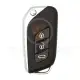 Original flip remote key 3 buttons 433mhz baic senova x55 front
