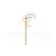Original chery rely r8 smart key 4 buttons 433mhz id47 hitag blade