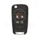Chevrolet cruze 2010 2017 flip remote key 13531362 5 buttons front