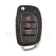 Genuine Hyundai Santa Fe Flip Key Remote 2015 2019 P/N: 95430 2W110 Frequency 433MHz