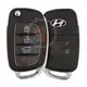 Genuine Hyundai Santa Fe Flip Key Remote 2015 2019 P/N: 95430 2W110 Buttons 4