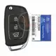 Genuine Hyundai Santa Fe Flip Key Remote 2012 2016 P/N: 95430 2W400 Transponder Chip DST80