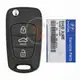 Genuine Hyundai Azera Grandeur Flip Key Remote 2006 2012 433MHz Transponder Chip ID 46