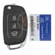 Genuine Hyundai Sonata Elantra Flip Key Remote 2010 2016 P/N: 95430 3S461 Transponder Chip ID 46