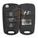 Mando a distancia original Hyundai Elantra Flip Key 2011 2016 P/N: 95430 3X100 botones 3