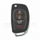 Genuine Hyundai Azera I40 Flip Key Remote 2013 P/N: 95430 3Z521 Remote Type Flip Key Remote