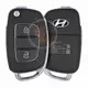 Genuine Hyundai GRAND STAREX H1 Flip Key Remote 2015 2018 P/N: 95430 4H400 Buttons 2