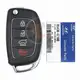 Genuine Hyundai Santa Fe Flip Key Remote 2013 2016 P/N: 95430 4Z100 Panic Button Yes
