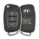 Genuine Hyundai Flip Key Remote P/N: 95430 A0100 433MHz 3 Buttons Frequency 433MHz