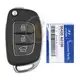 Genuine Hyundai Flip Key Remote P/N: 95430 A0100 433MHz 3 Buttons Remote Type Flip Key Remote
