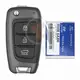 Mando a distancia original Hyundai Elantra Flip Key 2021 2022 P/N: 95430 AA300 Chip transpondedor ID 8A