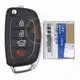 Véritable télécommande à clé rabattable Hyundai Sonata 2015 2018 P/N : 95430 C1010 boutons 4