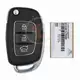 Genuine Hyundai i20 Flip Key Remote 2014 2018 P/N: 95430 2S750 433MHz Transponder Chip PCF7938x