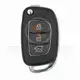 Véritable télécommande à clé rabattable Hyundai Tucson 2015 2019 P/N : 95430 D3100 Fréquence 433 MHz