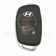 Control remoto con llave abatible original Hyundai Elantra Accent 2016 2017 P/N: 95430 F2110 Control remoto con llave abatible