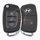 Genuine Hyundai Elantra Flip Key Remote 2016 2018 P/N: 95430 F2110 Buttons 3