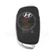 Mando a distancia genuino con llave abatible Hyundai Creta 2022 433MHz 3 botones ID 8A tipo remoto con llave abatible