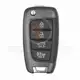 Genuine Hyundai Accent Flip Key Remote 2018 2021 P/N: 95430 J0700 Frequency 433MHz