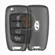 Genuine Hyundai Veloster Flip Key Remote 2019 P/N: 95430 J3010 433MHz Frequency 433MHz