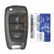 Genuine Hyundai Veloster Flip Key Remote 2018 2020 P/N: 95430 J3100 Transponder Chip DST80
