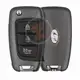 Véritable télécommande à clé rabattable Hyundai Kona P/N : 95430 J9300 433 MHz boutons 3