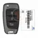 Véritable télécommande à clé rabattable Hyundai Kona P/N : 95430 J9300 Bouton panique 433 MHz Oui