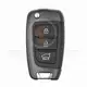 Genuine Hyundai Santa Fe Flip Key Remote 2018 2020 433MHz 3 Buttons Frequency 433MHz