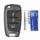 Genuine Hyundai Santa Fe Flip Key Remote 2018 2020 433MHz 3 Buttons Transponder Chip ID 47