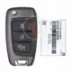 Genuine Hyundai Santa Fe Flip Key Remote 2020 2022 P/N: 95430 S2300 Panic Button Yes
