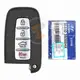 Genuine Hyundai Sonata Smart Proximity P/N: 95440 3S0004X Botón de pánico de 433 MHz Sí