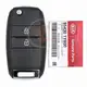 Genuine Kia Picanto Morning Flip Key Remote 2011 2017 P/N: 95430 1Y600 Frequency 433MHz