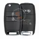 Genuine Kia Picanto Morning Flip Key Remote 2011 2017 P/N: 95430 1Y600 Transponder Chip ID 4D