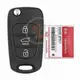 Mando a distancia original Kia Sorento Flip Key 2012 2014 P/N: 95430 2P910 433MHz Frecuencia 433MHz
