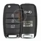 Genuine Kia Optima Sportage Flip Key Remote 2014 2017 P/N: 95430 2T580 Transponder Chip ID 46