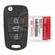 Mando a distancia original Kia Optima Flip Key 2010 2013 P/N: 95430 2T610 433MHz Frecuencia 433MHz