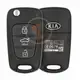 Mando a distancia original Kia Optima Flip Key 2010 2013 P/N: 95430 2T610 Chip transpondedor de 433 MHz PCF7936