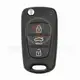 Mando a distancia original Kia Cadenza Flip Key 2014 2016 P/N: 95430 3R500 433MHz Botones 3