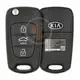 Mando a distancia original Kia Cadenza Flip Key 2014 2016 P/N: 95430 3R500 433MHz Chip transpondedor ID 46