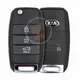 Genuine Kia Forte Cerato Flip Key Remote 2012 P/N: 95430 A7100 433MHz Buttons 3