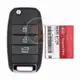 Genuine Kia Forte Cerato Flip Key Remote 2012 P/N: 95430 A7100 433MHz Battery Type CR2032