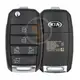 Mando a distancia con llave abatible original para Kia Sedona Sedona EX 2019 2021 P/N: 95430 A9350 Botón de pánico Sí